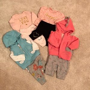 Baby girl new born Carter’s outfits (4)